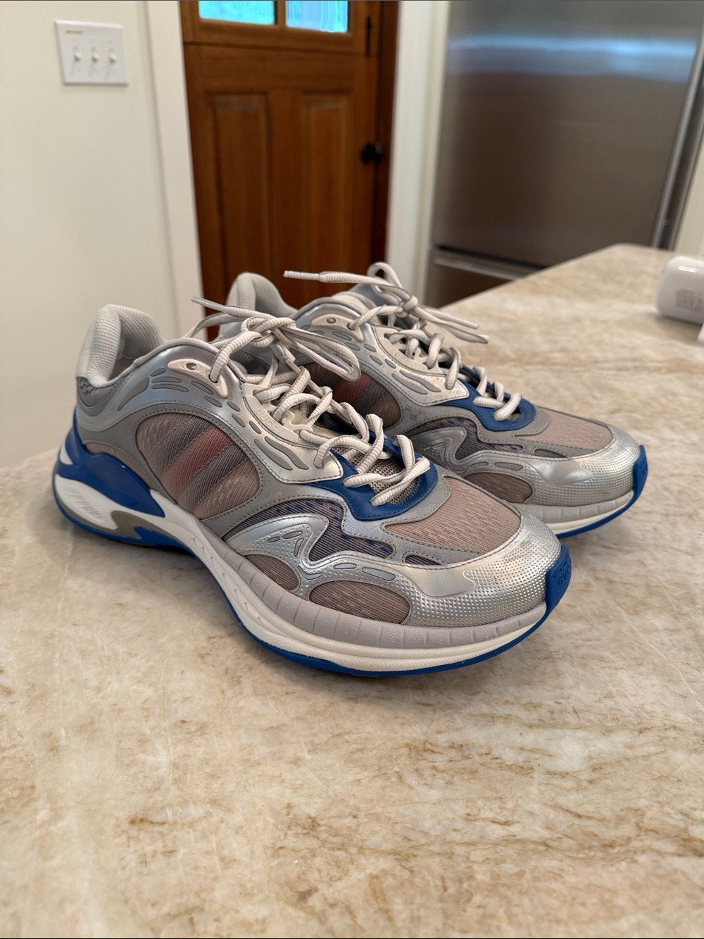Gucci 2.0 Sneakers (Grey Blue Mesh)